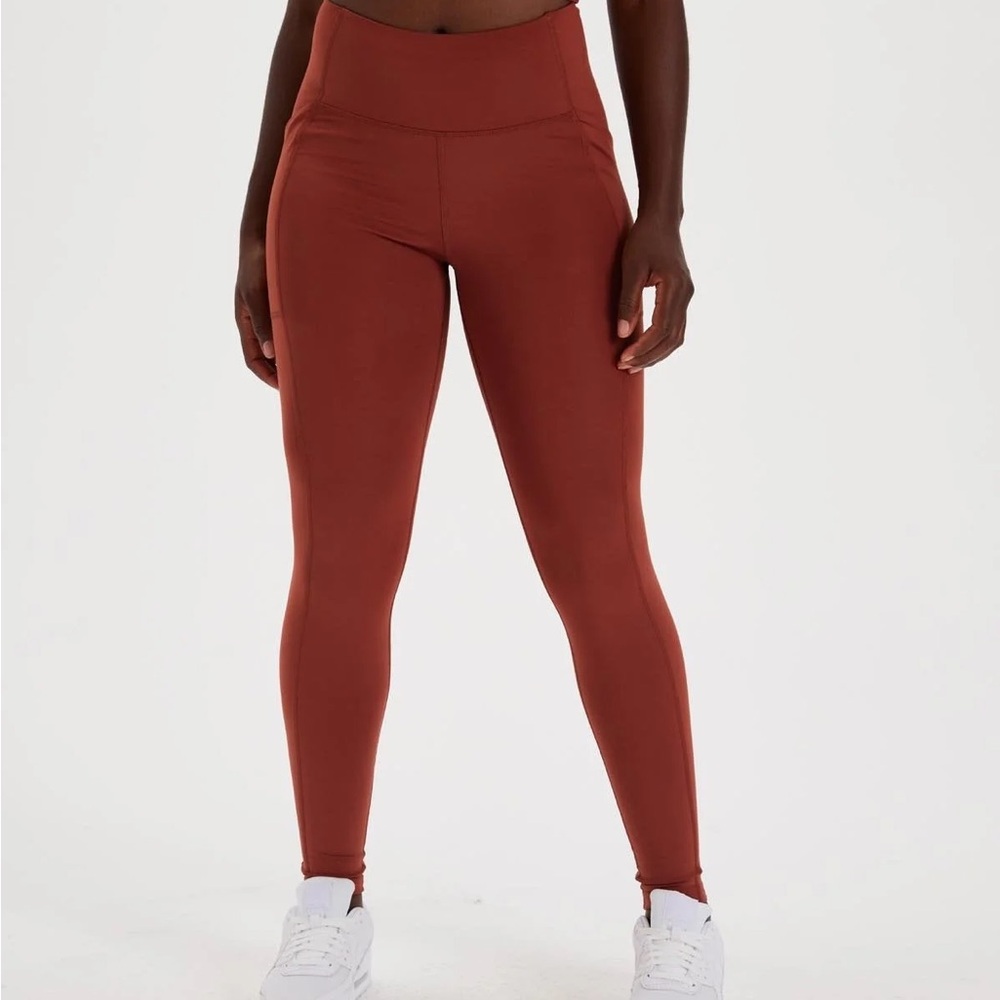 girlfriend collective Rust High-Rise Pocket Leggings